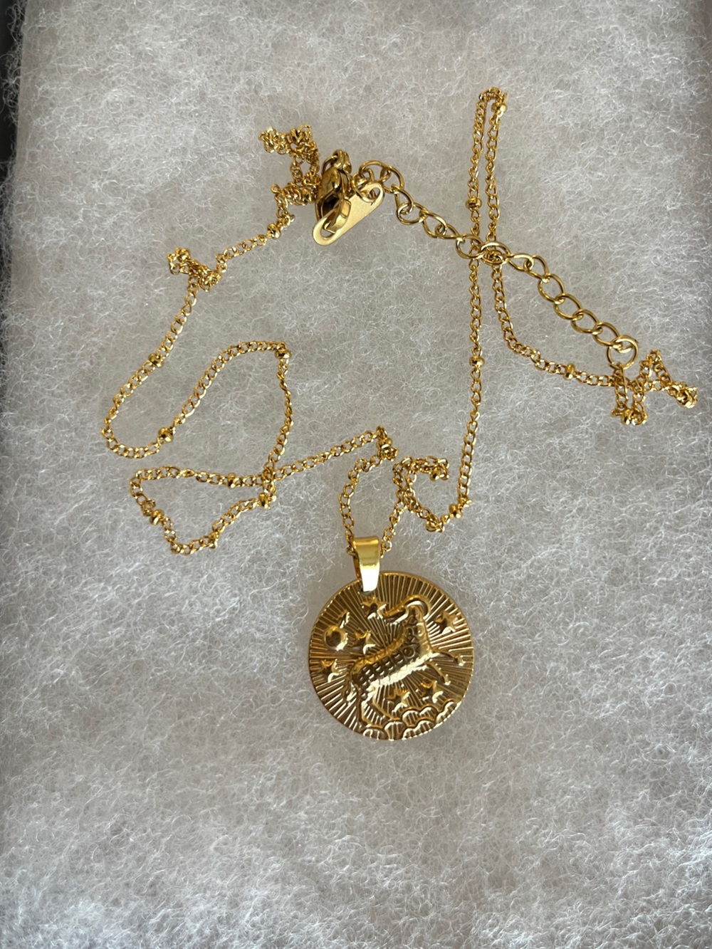 Libra Gold Medallion Pendant Necklace - Women Jewelry